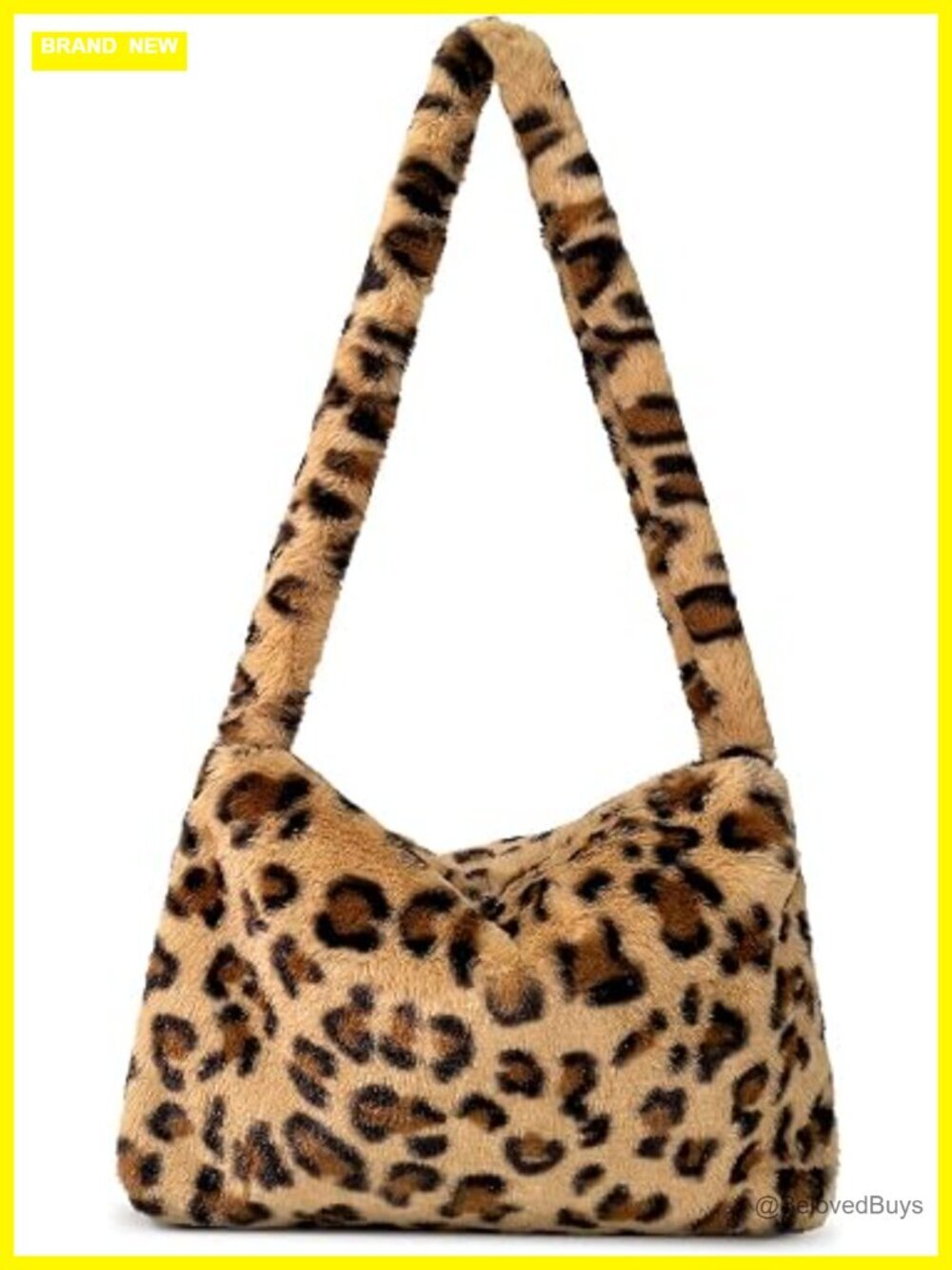 Fuzzy Tote Bag Y2K Fluffy Shoulder Bag Furry Purse Large Cute Plush Bag Faux